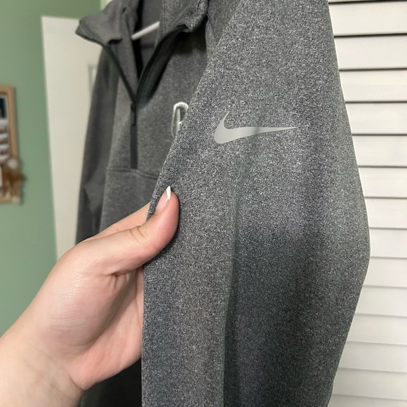 Nike Gray Fleece Pullover - Picture 3 of 4